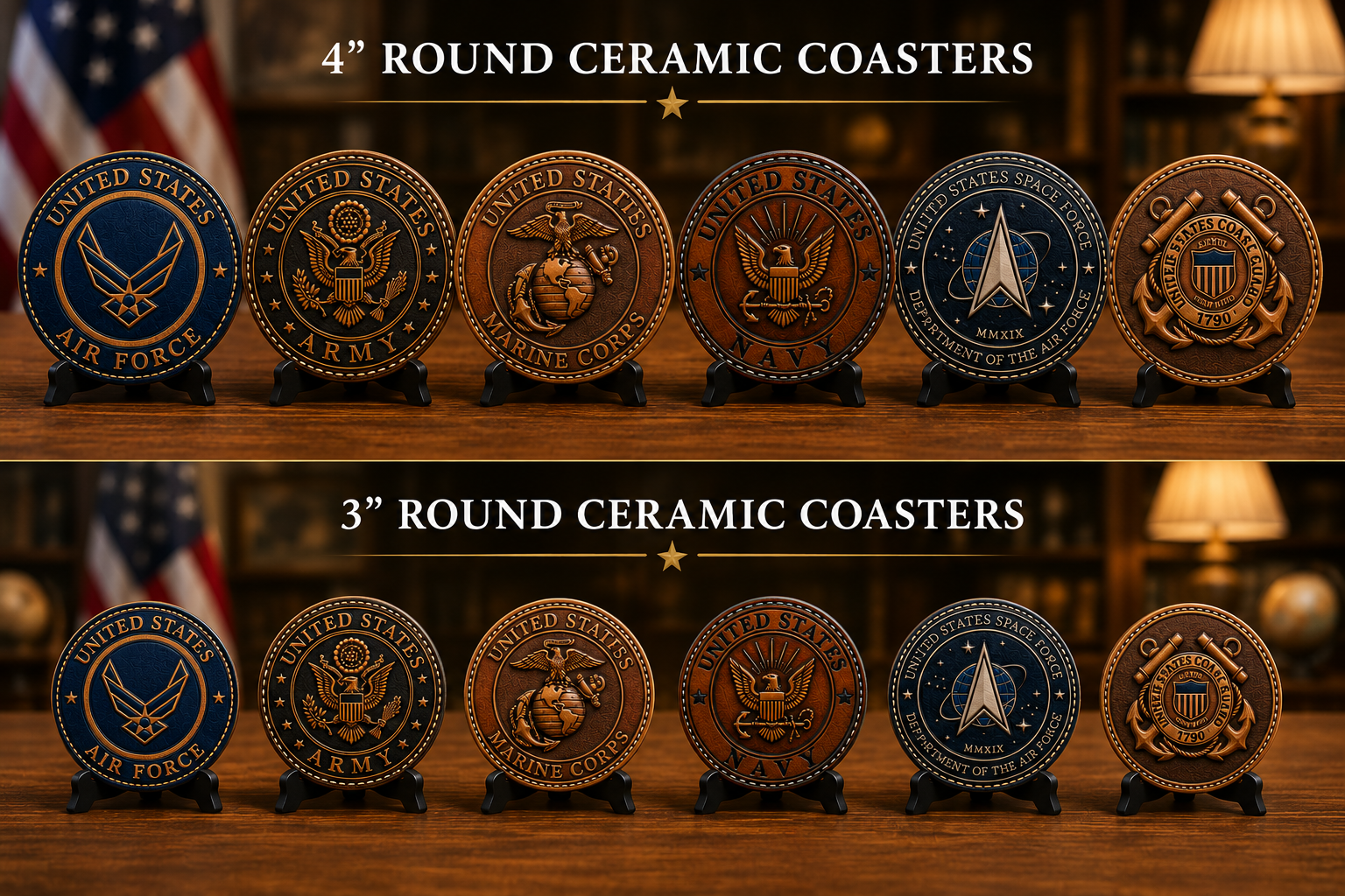 Military Ceramic Coasters